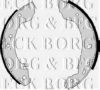 BORG & BECK BBS6058 Brake Shoe Set